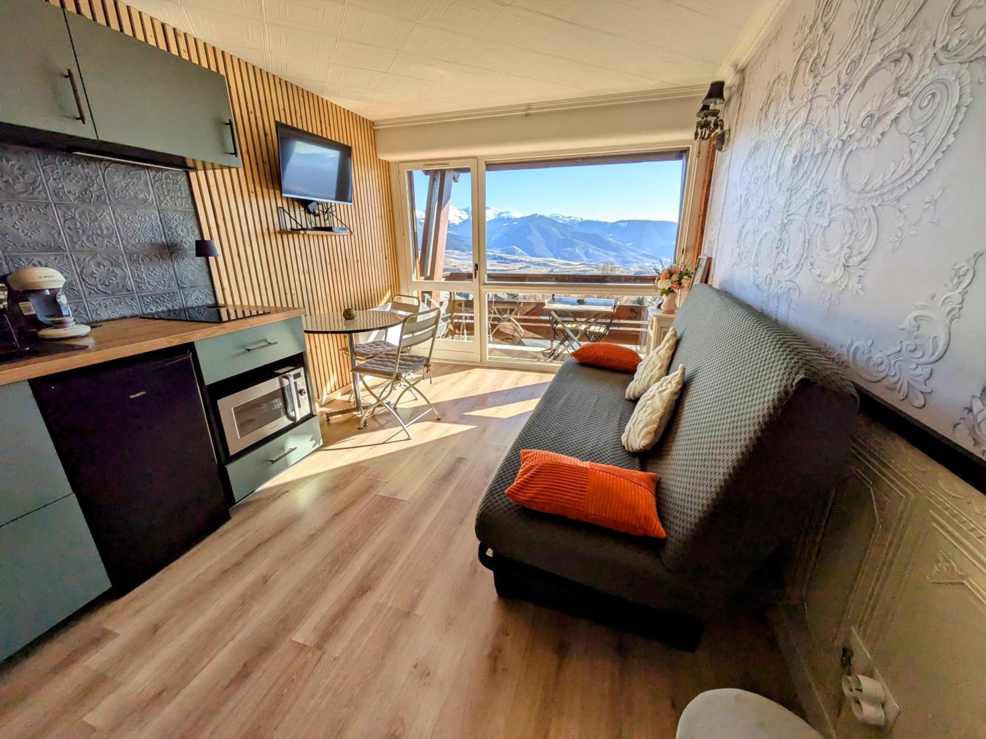 Le Ptit Cocon Apartment Font-Romeu-Odeillo-Via Bagian luar foto